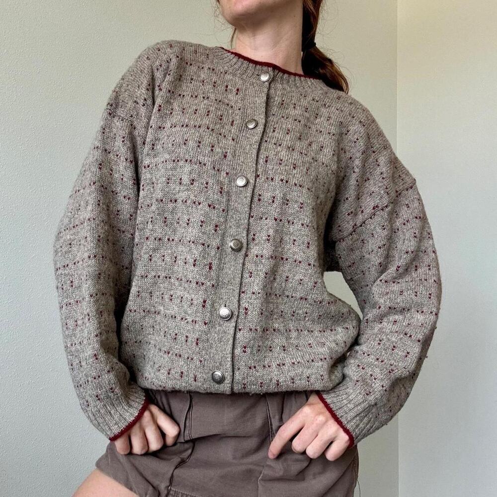 Vintage 90s eddie bauer wool cardigan